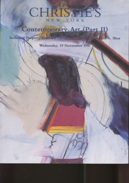 Christies November 1997 Contemporary Art Part II