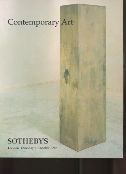 Sothebys October 1999 Contemporary Art