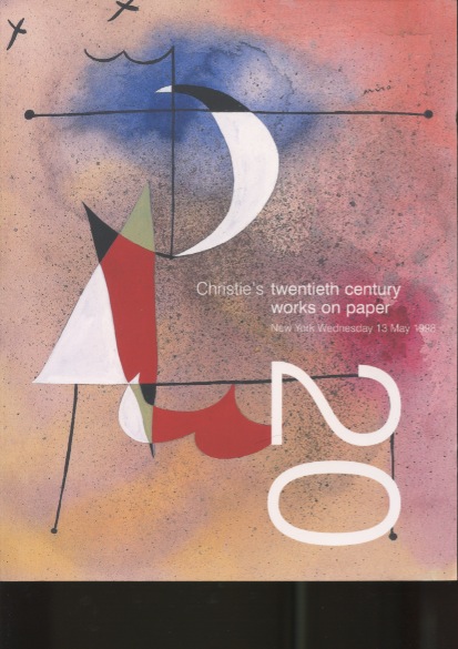 Christies 1998 Twentieth Century Works on Paper - Click Image to Close