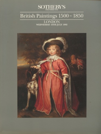 Sothebys 1992 British Paintings 1500 1850