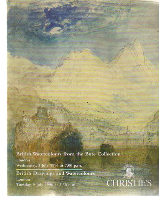 Christies 1996 Bute Collection British Watercolours