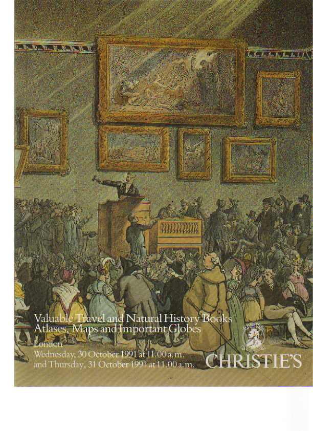 Christies 1991 Travel & Natural History Books & Important Globes - Click Image to Close