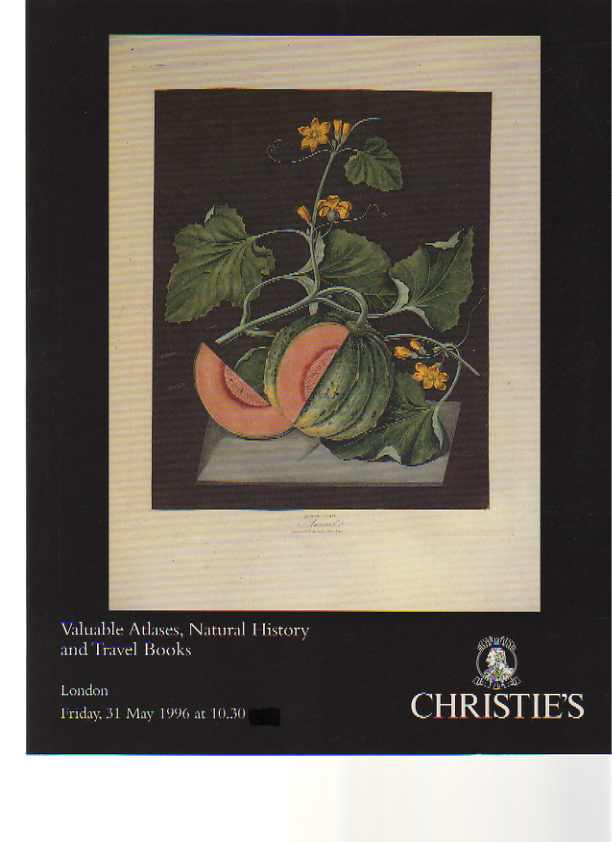 Christies 1996 Atlases, Travel & Natural History Books
