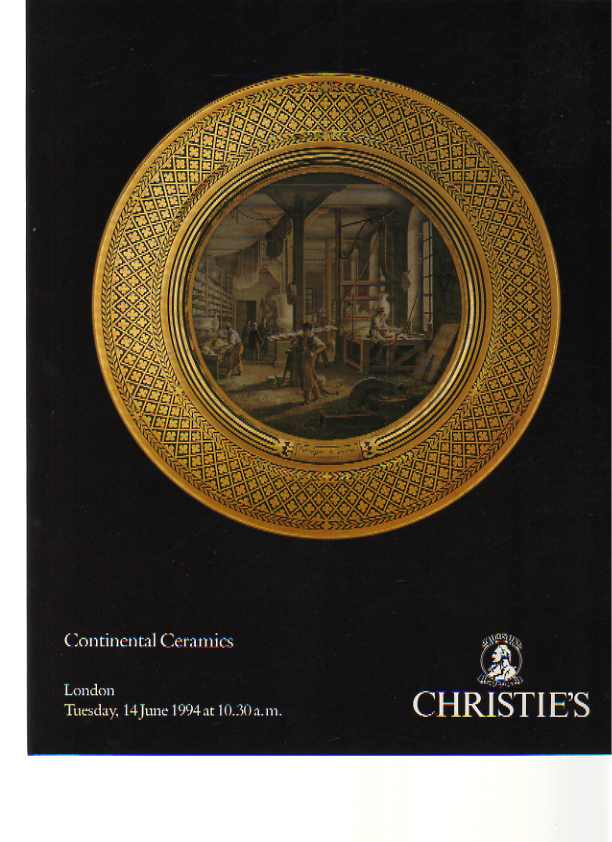 Christies 1994 Continental Ceramics
