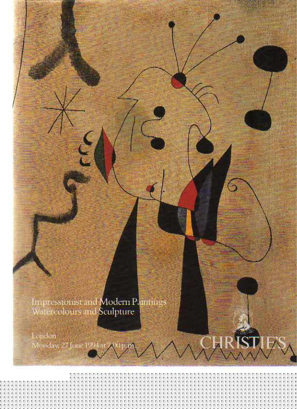Christies 1994 Impressionist & Modern Paintings, Watercolours