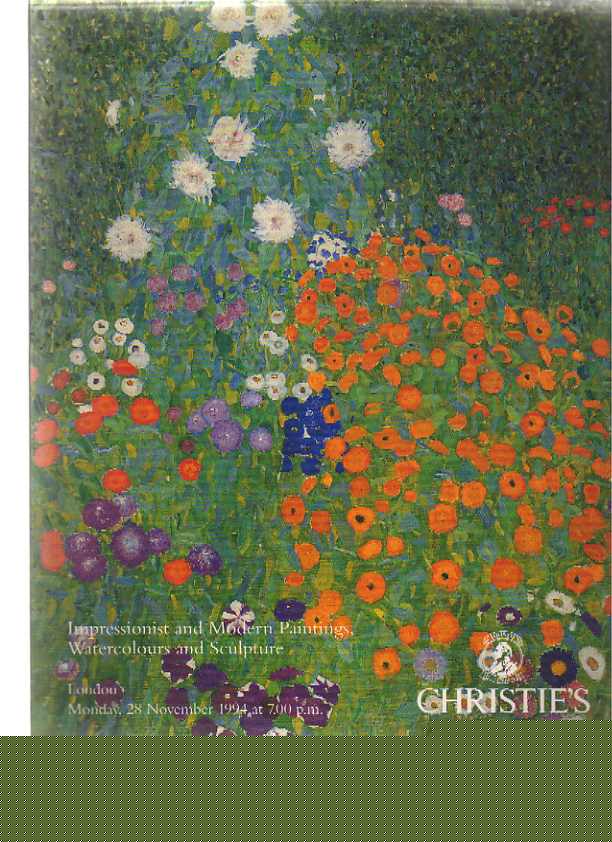 Christies 1994 Impressionist & Modern Paintings, Watercolours ..