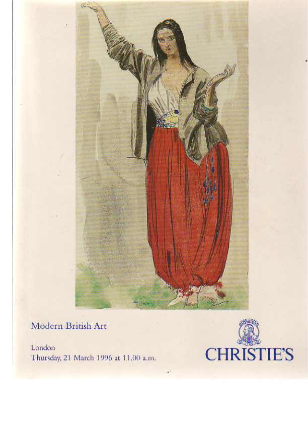 Christies March 1996 Modern British Art
