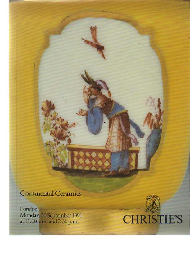 Christies 1991 Continental Ceramics