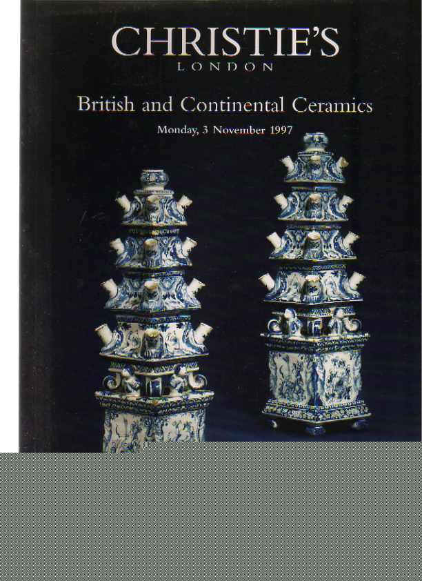 Christies 1997 British & Continental Ceramics