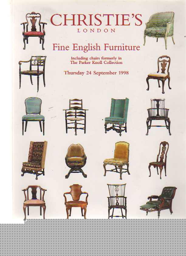 Christies 1998 Fine English Furniture - Parker Knoll Collection