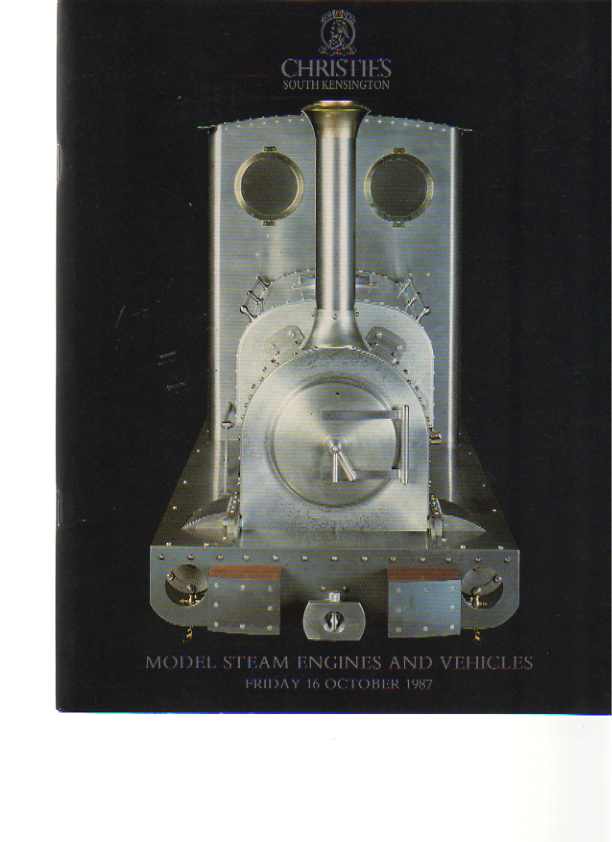 Christies 1987 Model Steam Engines & Vehicles