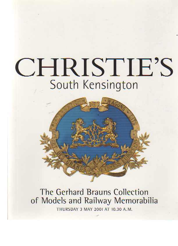 Christies 2001 Gerhard Brauns Collection of Models & Railway Memorabilia