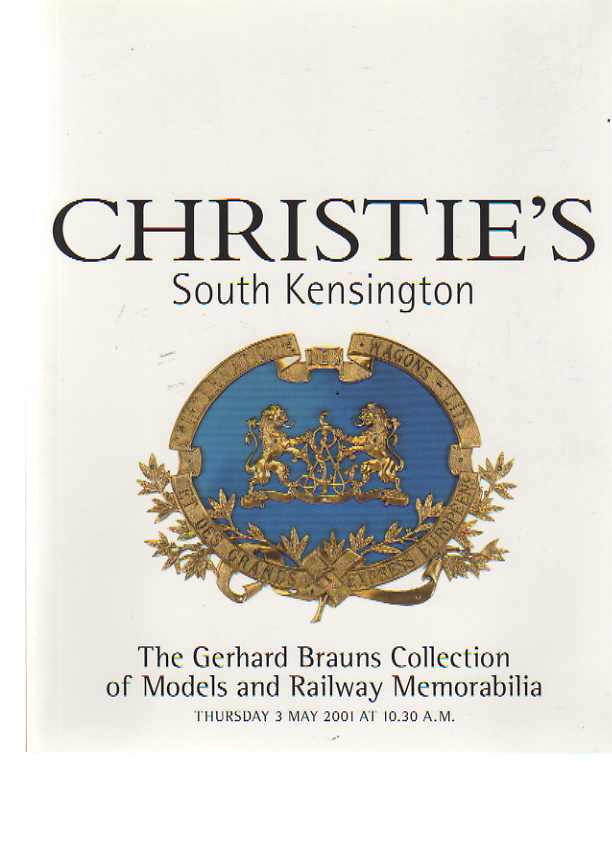 Christies 2001 Gerhard Brauns Collection of Models & Railway Memorabilia - Click Image to Close