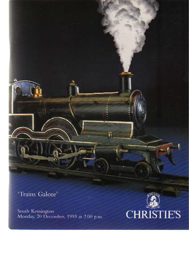 Christies 1993 Trains Galore