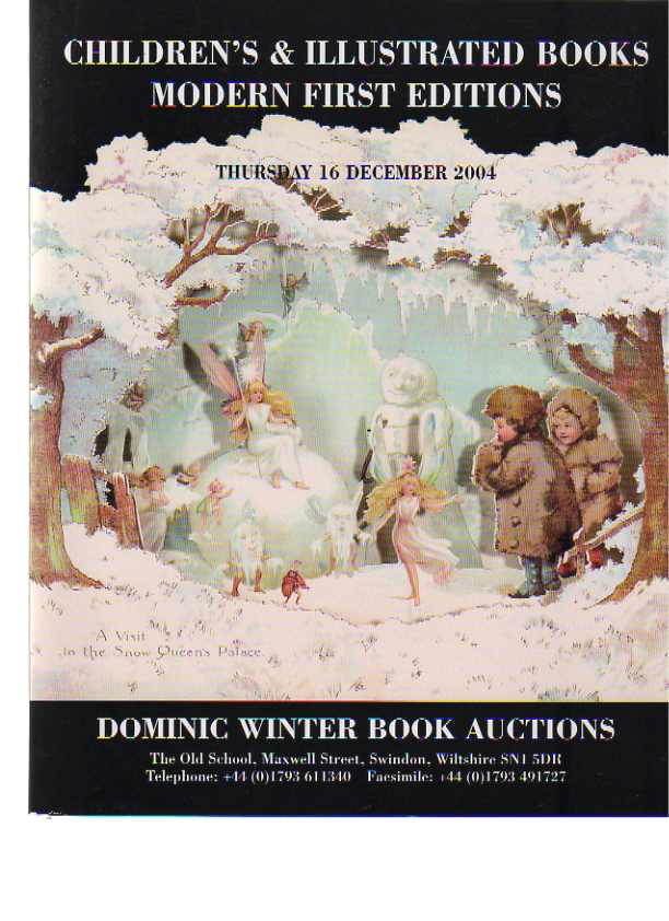 Winter 2004 Children's & Illustrated Books, Modern 1st editions