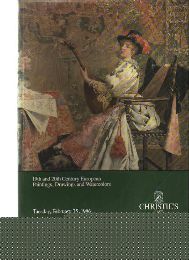 Christies 1986 19th & 20th C European Paintings