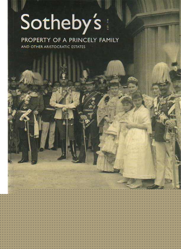 Sothebys 2006 Property of a Princely Family aristocratic estates (Digital only)