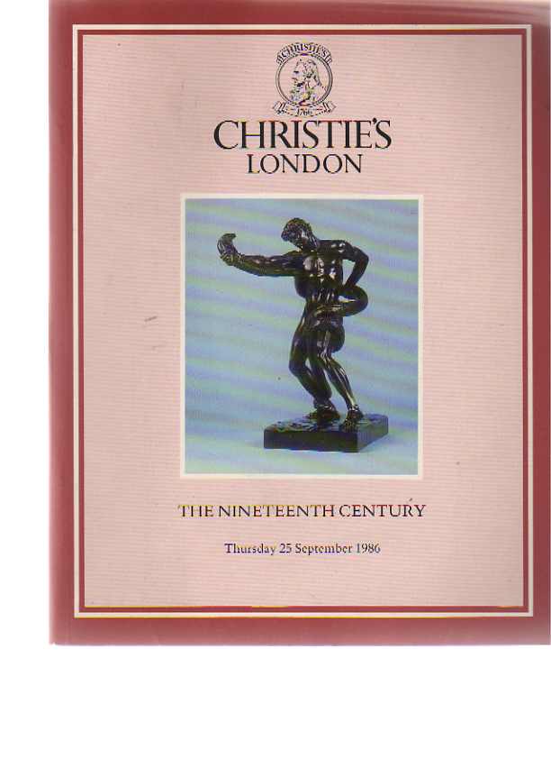 Christies September 1986 The Nineteenth Century
