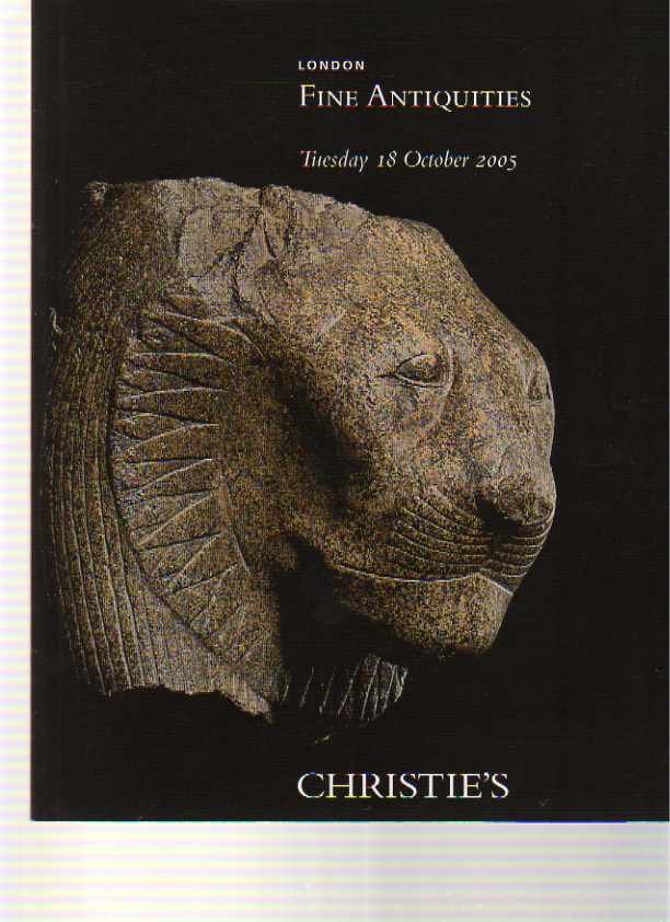 Christies 2005 Fine Antiquities