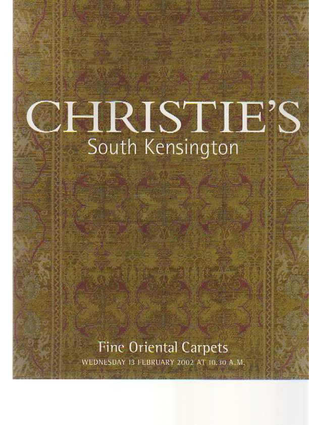 Christies February 2002 Fine Oriental Carpets - Click Image to Close