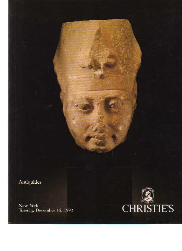 Christies 1992 Antiquities Christies 1992 Antiquities