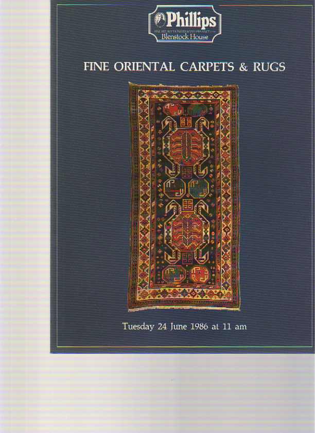 Phillips June 1986 Fine Oriental Carpets & Rugs
