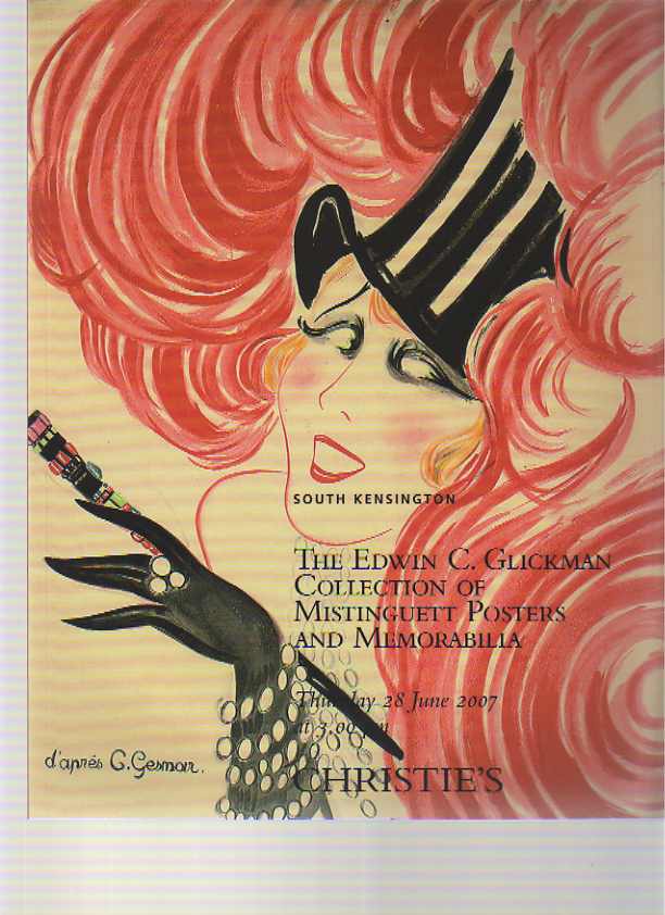 Christies 2007 Glickman Collection of Mistinguett Posters