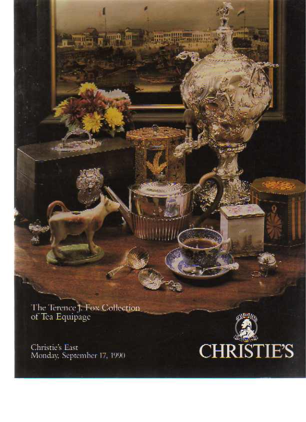 Christies 1990 The Terence J. Fox Collection of Tea Equipage - Click Image to Close