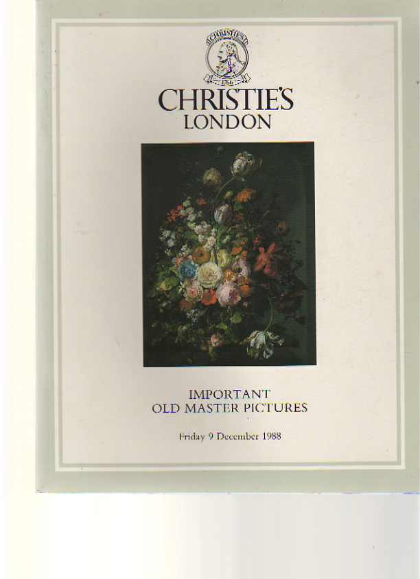 Christies December 1988 Important Old Master Pictures