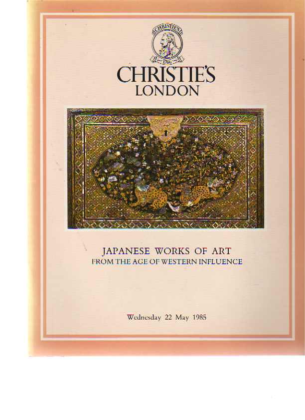 Christies 1985 Japanese works of art - age of Western influence - Click Image to Close
