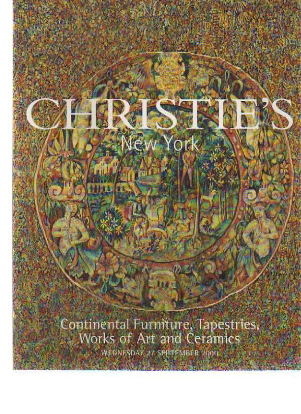 Christies 2000 Continental Furniture, Works of Art