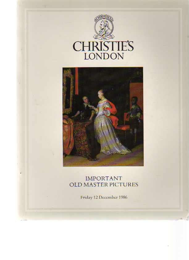 Christies December 1986 Important Old Master Pictures