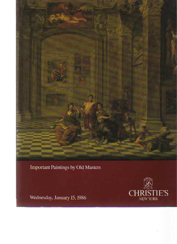 Christies January 1986 Important Paintings by Old Masters
