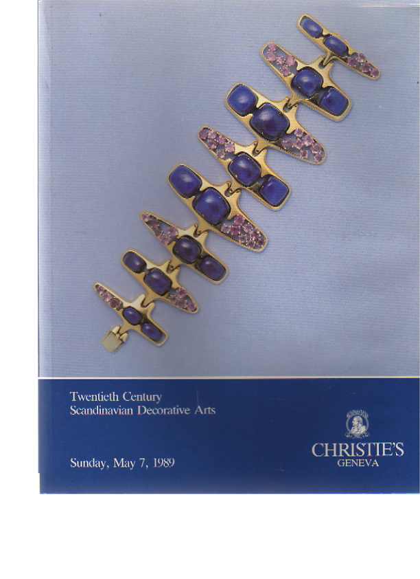 Christies 1989 20th C Scandinavian Decorative Arts