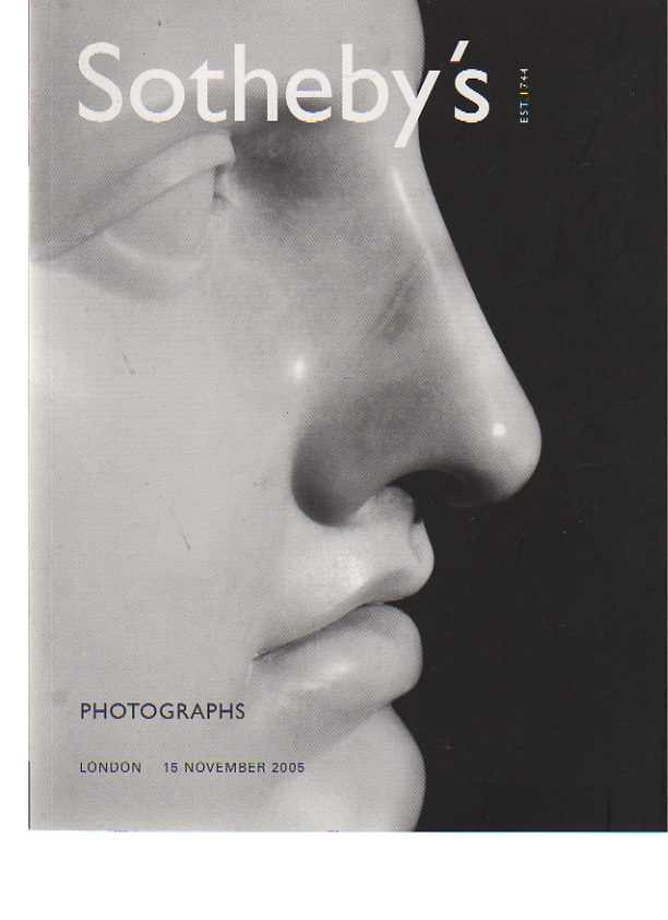 Sothebys November 2005 Photographs