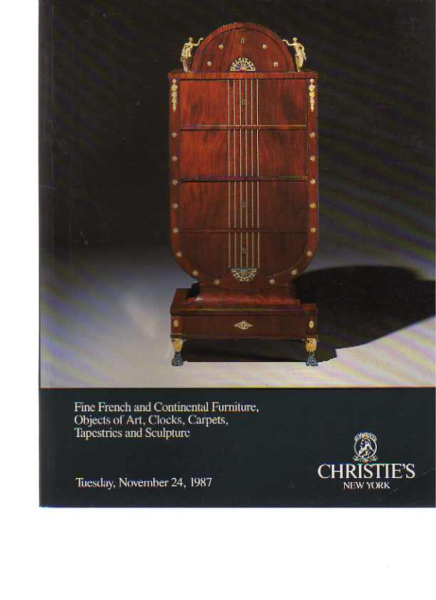 Christies 1987 Fine French & Continental Furniture, ......