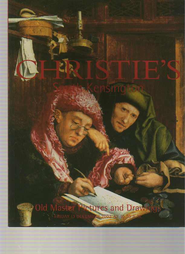 Christies December 2002 Old Master Pictures & Drawings (Digital only)