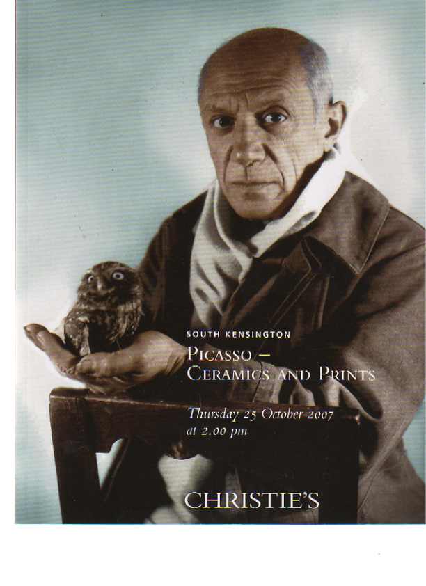 Christies 2007 Picasso - Ceramics and Prints