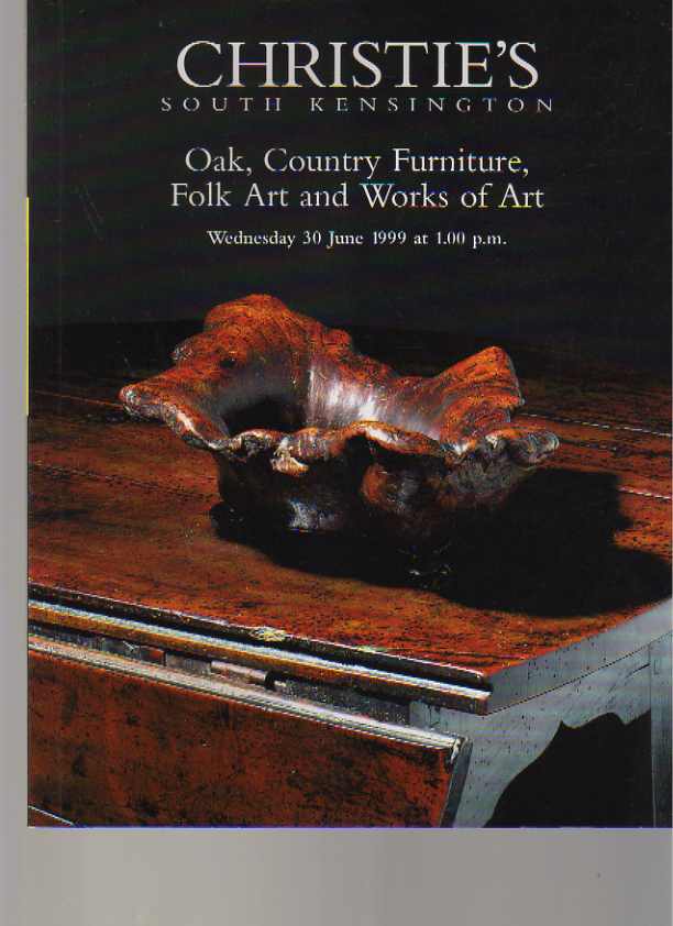 Christies 1999 Oak, Country Furniture, Folk Art