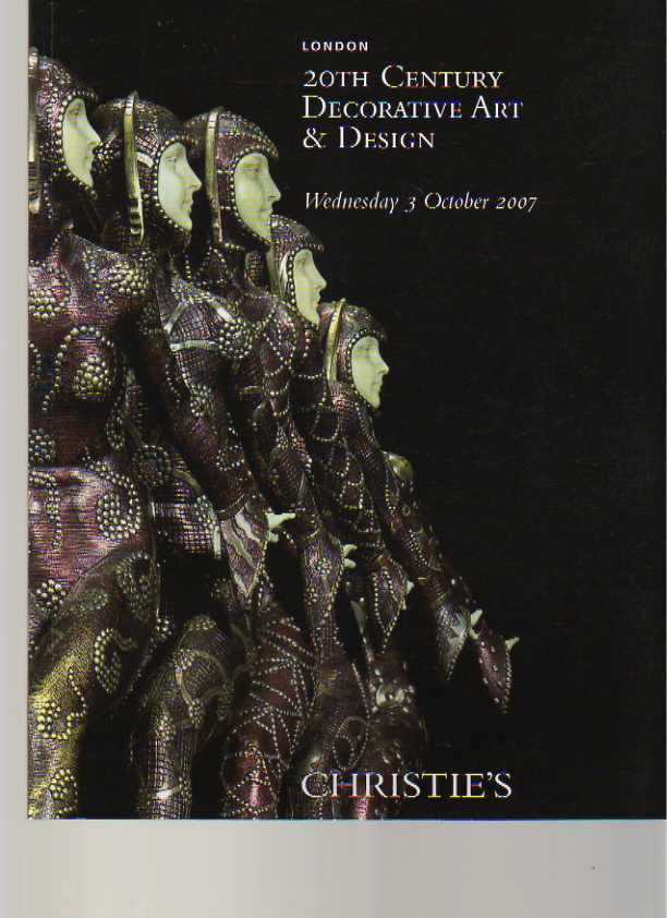 Christies 2007 20th C Decorative Art & Design - Click Image to Close