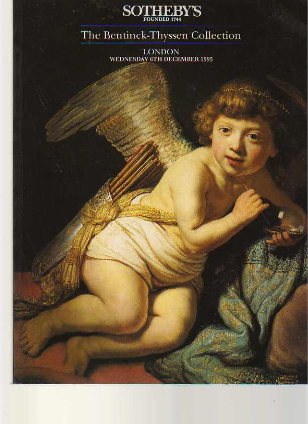Sothebys 1995 Bentinck-Thyssen Collection (Old Master Paintings)