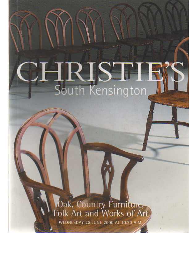 Christies 2000 Oak, Country Furniture, Folk Art