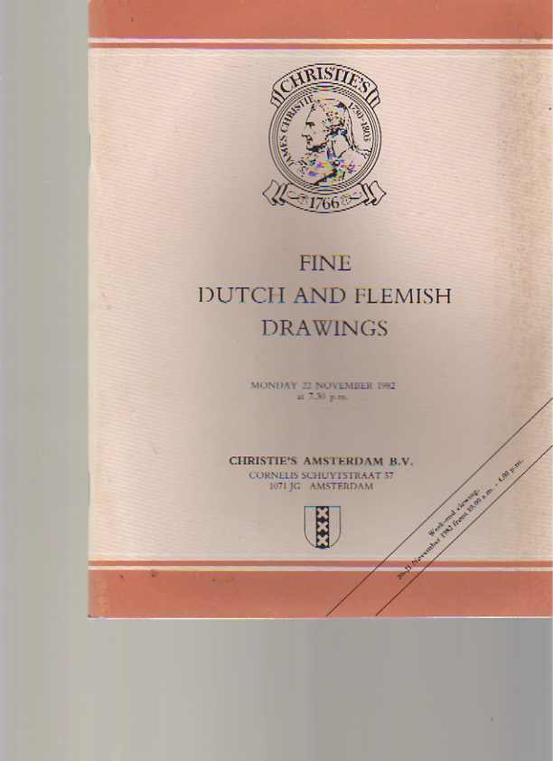 Christies 1982 Fine Dutch & Flemish Drawings