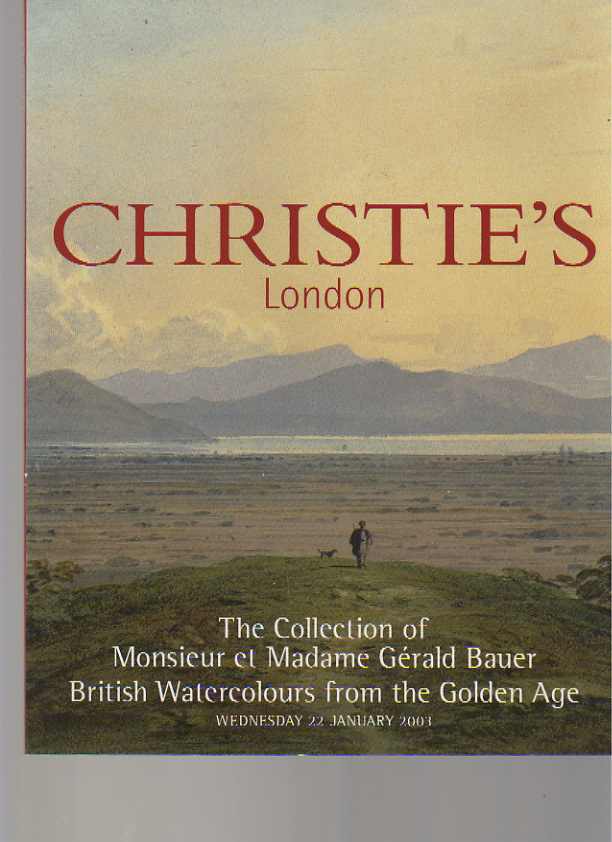 Christies 2003 Bauer Collection British Watercolours - Click Image to Close