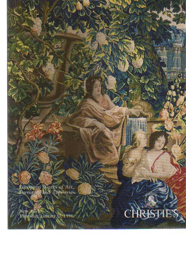 Christies 1996 European Works of Art, (early) furniture etc