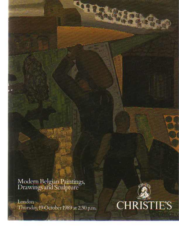 Christies 1989 Modern Belgian Paintings, Drawings & Sculpture
