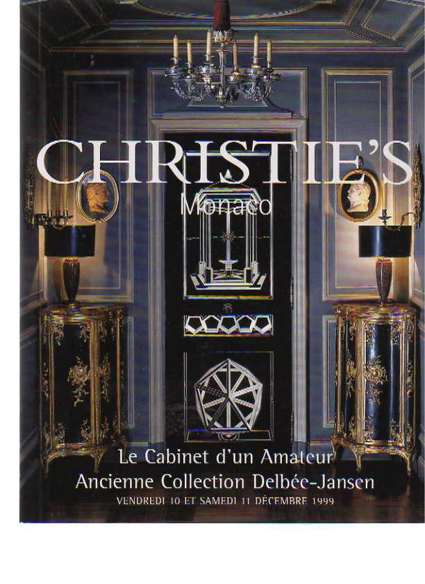 Christies 1999 Ancienne Collection Delbee-Jansen