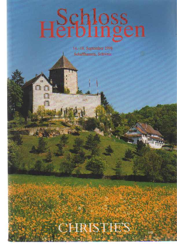 Christies 1998 Schloss Herblingen (2 volume set)
