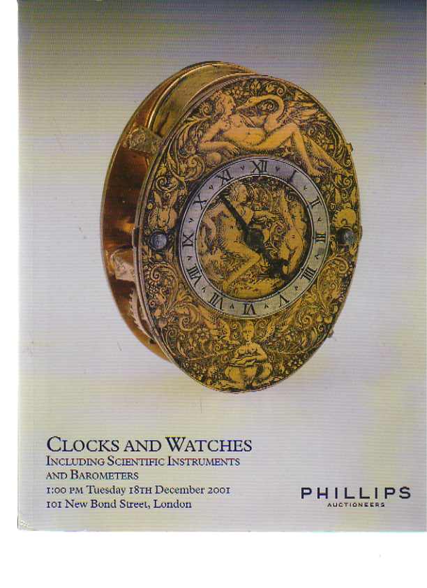 Phillips 2001 Clocks, Watches, Scientific Instruments