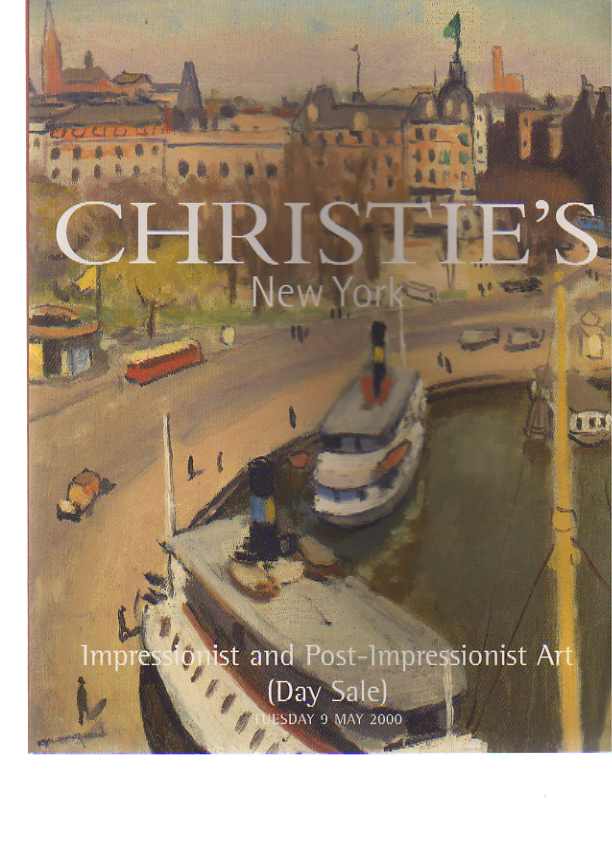 Christies 9th May 2000 Impressionist & Post-Impressionist Art - Click Image to Close